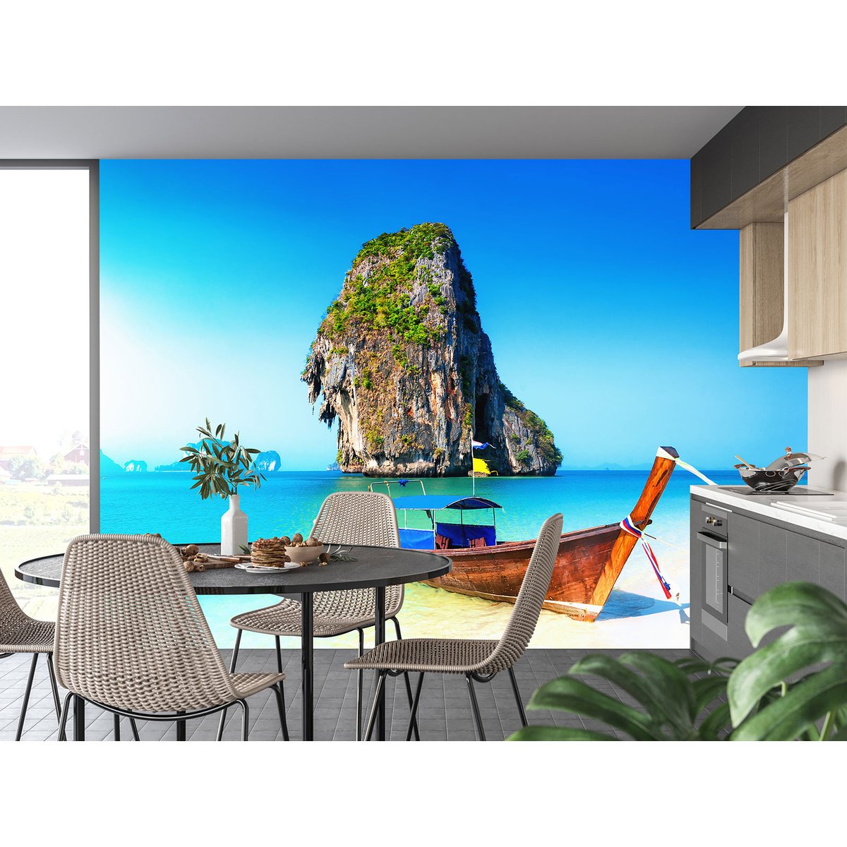 Papier peint panoramique - Bateau Thaïlande