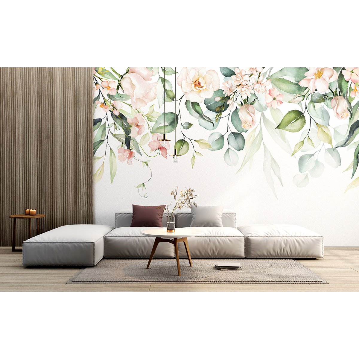 Papier peint panoramique - Fleurs