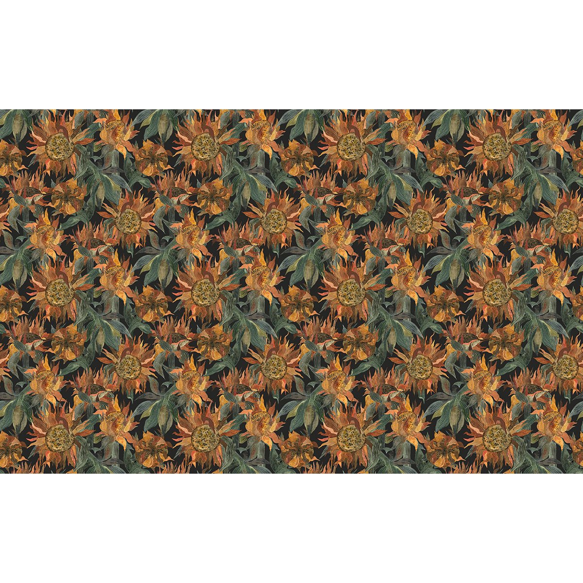 Papier peint panoramique - Motif Fleurs