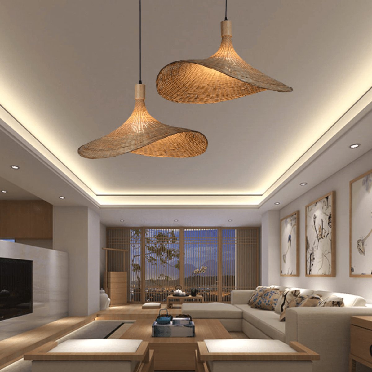 Suspension Nature Bambou