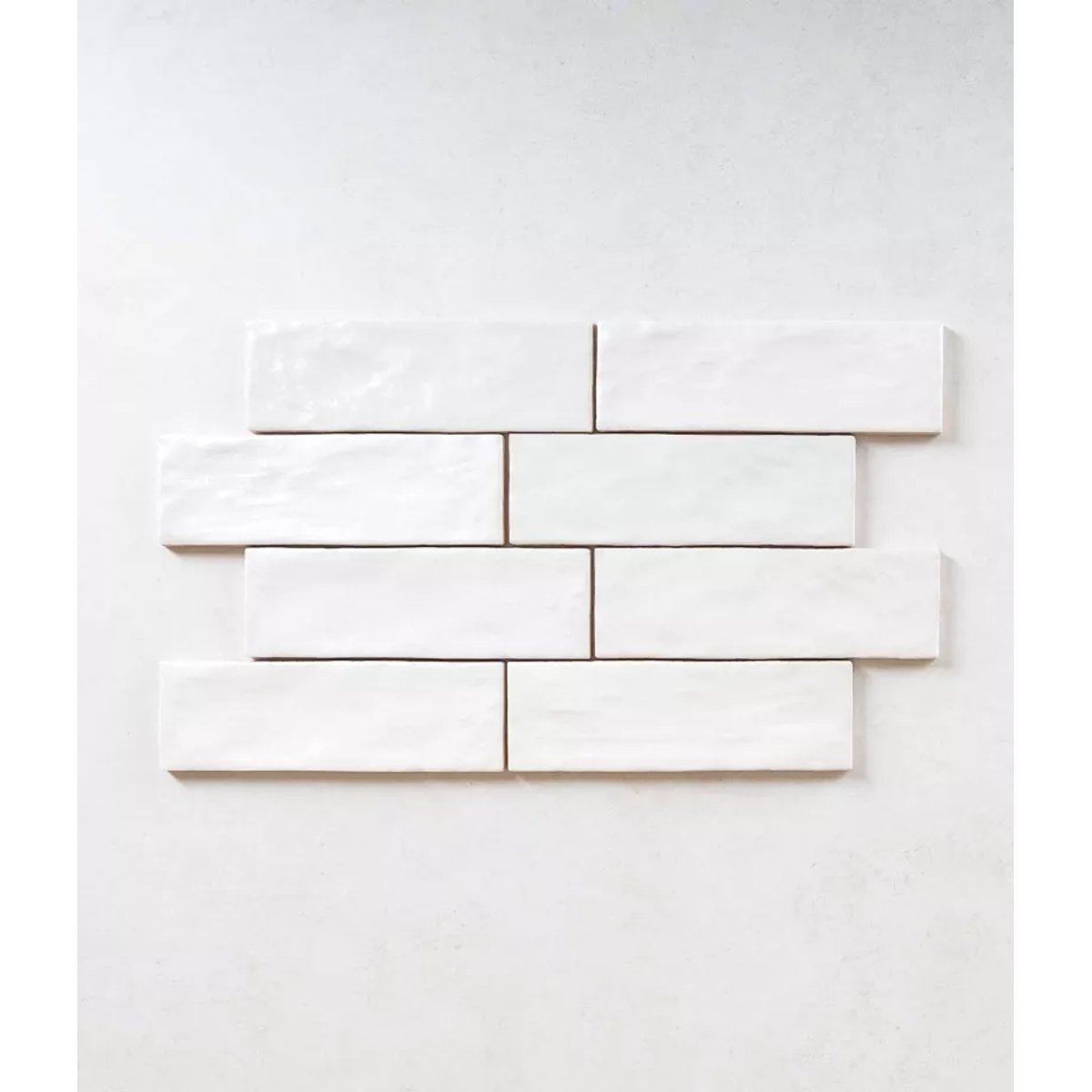 Faience Effet Zellige Blanc MALLORCA White