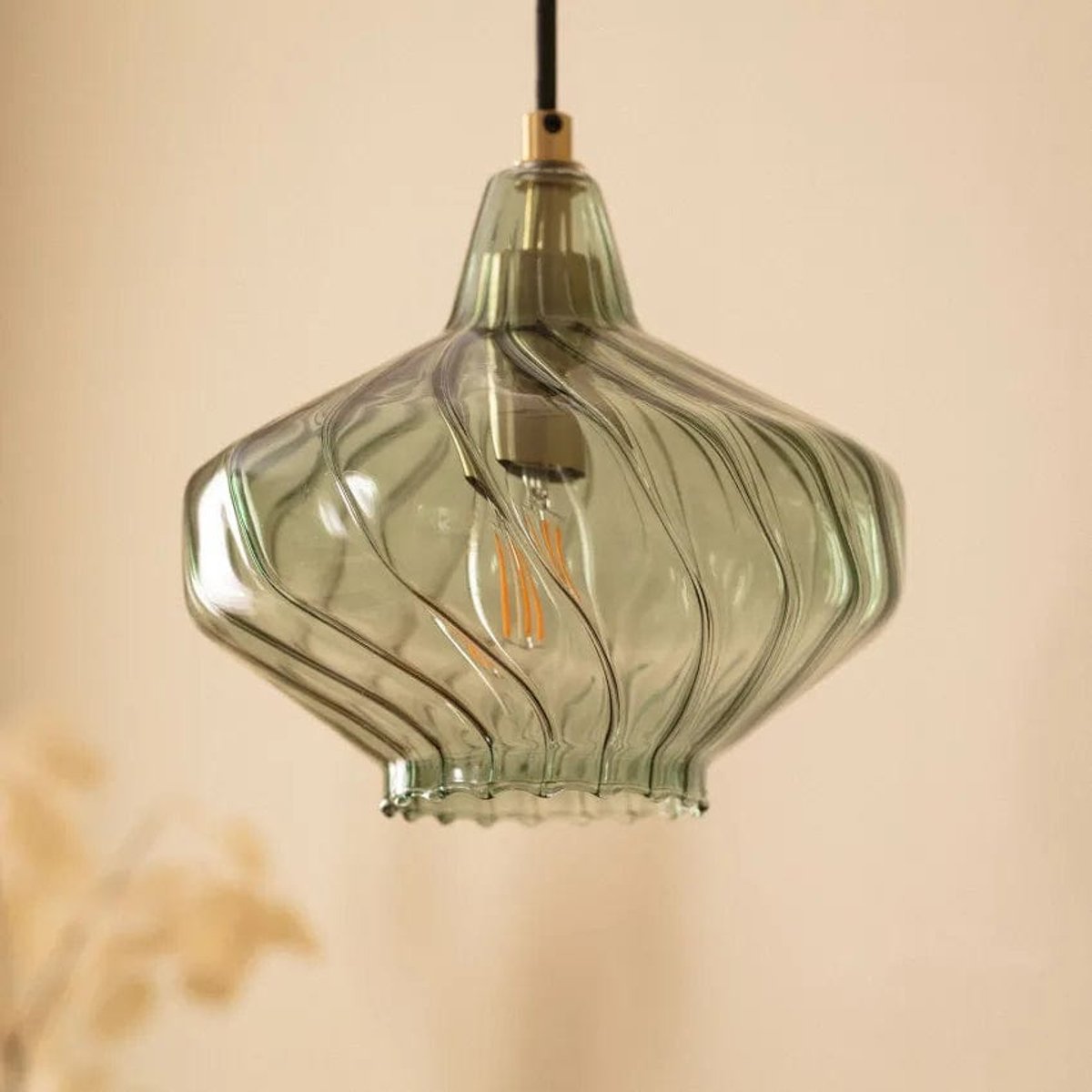 Suspension en Verre Transparent