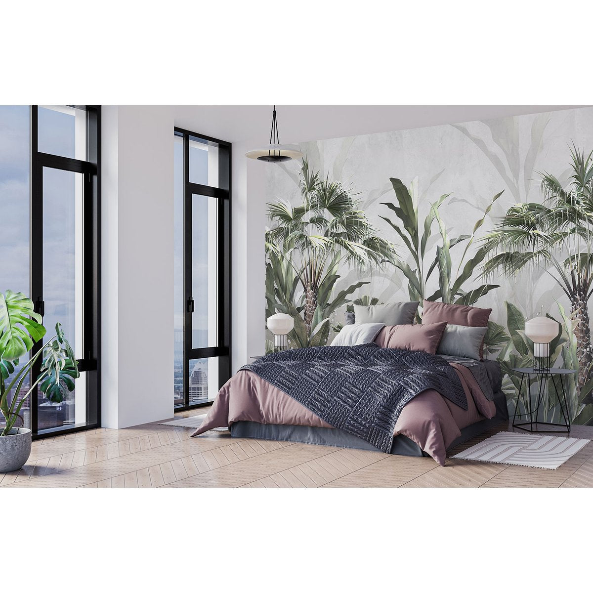 Papier peint panoramique - Plantes tropicales