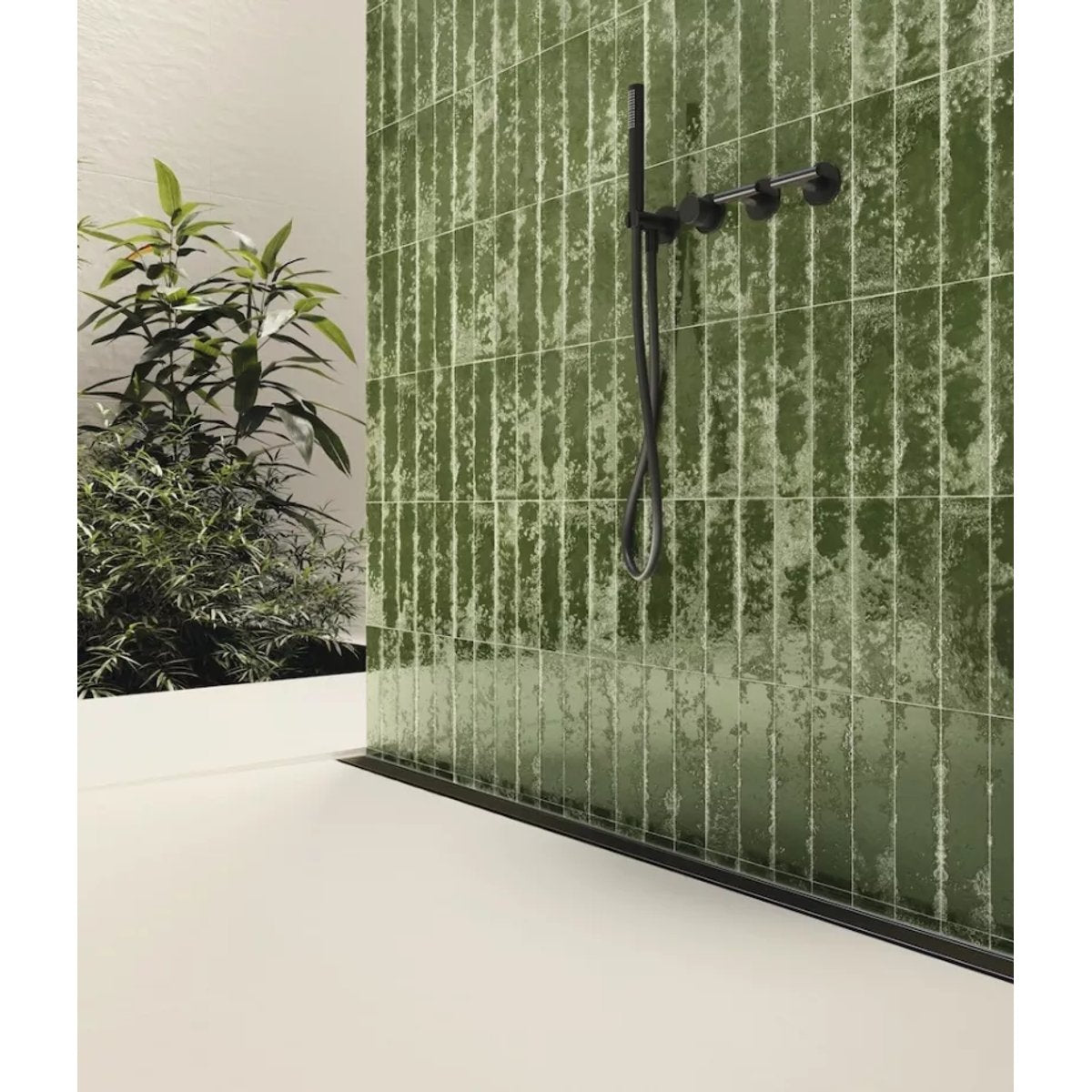 Carrelage Zellige Vert PUKKA Crocodile Green