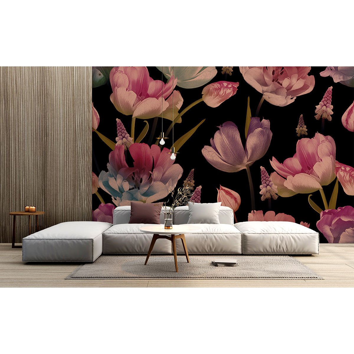 Papier peint panoramique - Fleurs
