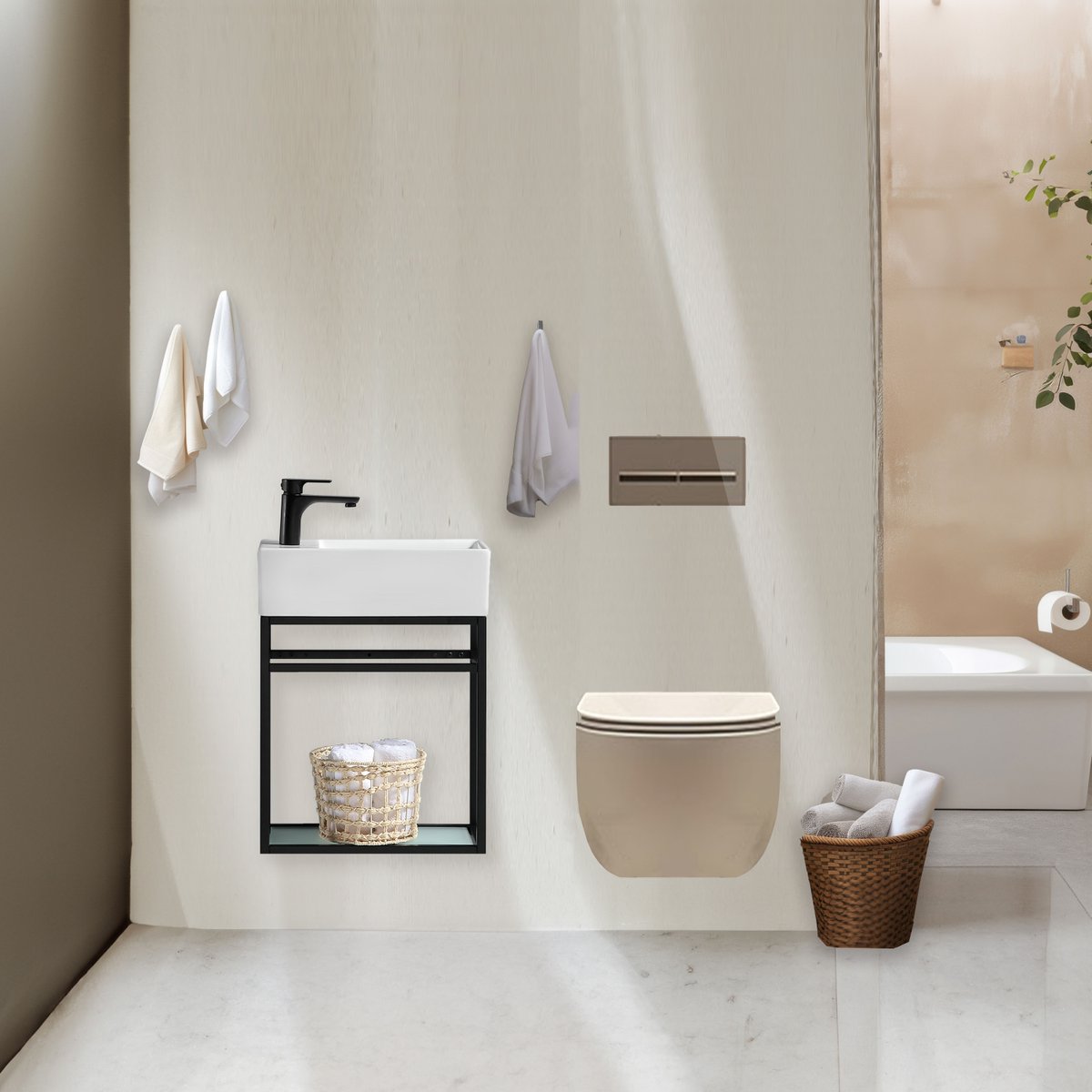 Miroir mural LED pour salle de bain
