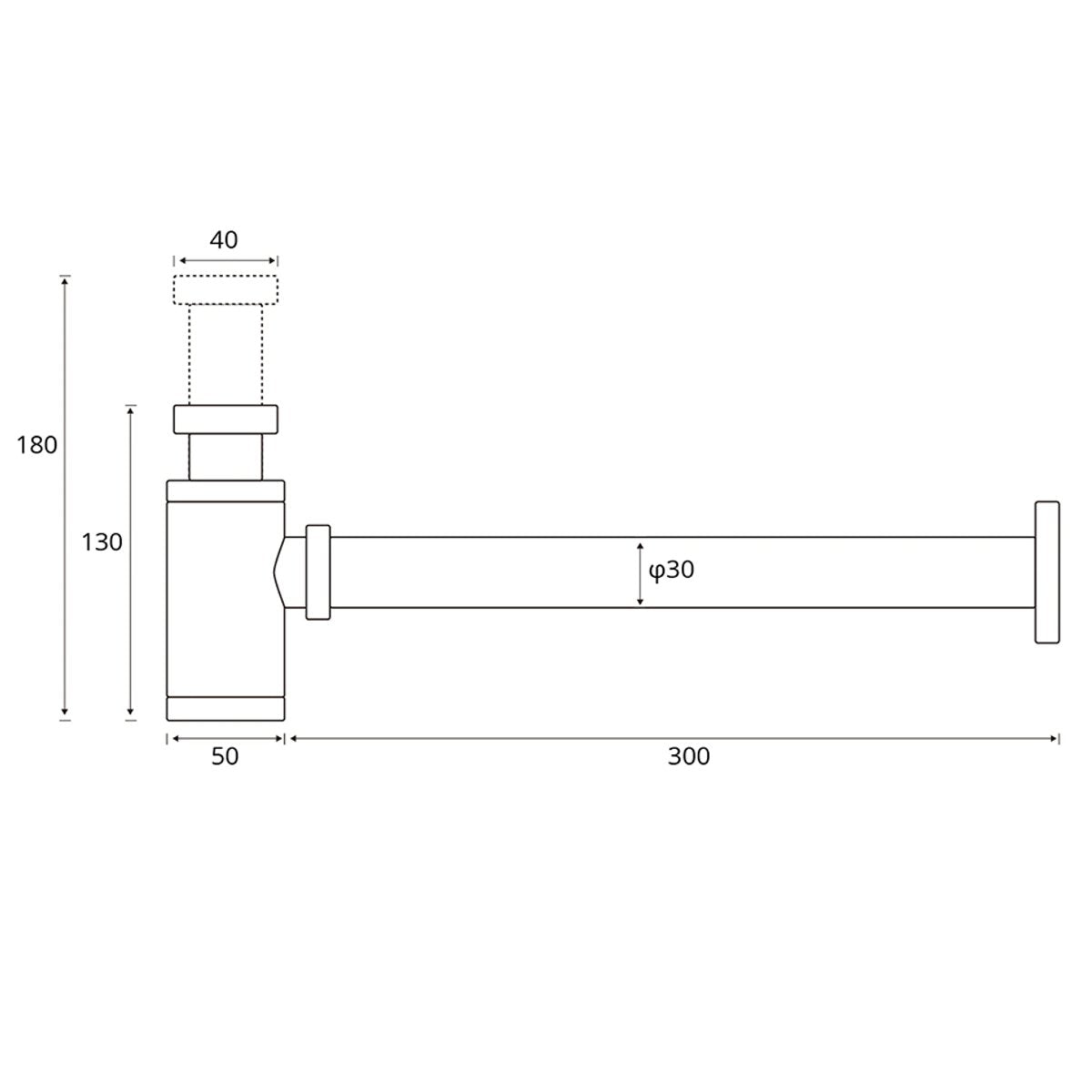 Siphon or rose brossé