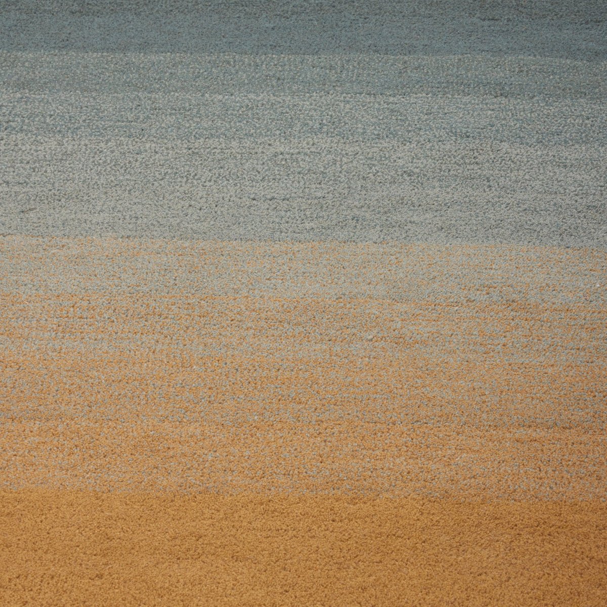 Tapis de sol AUBEA bleu pétrole et ocre