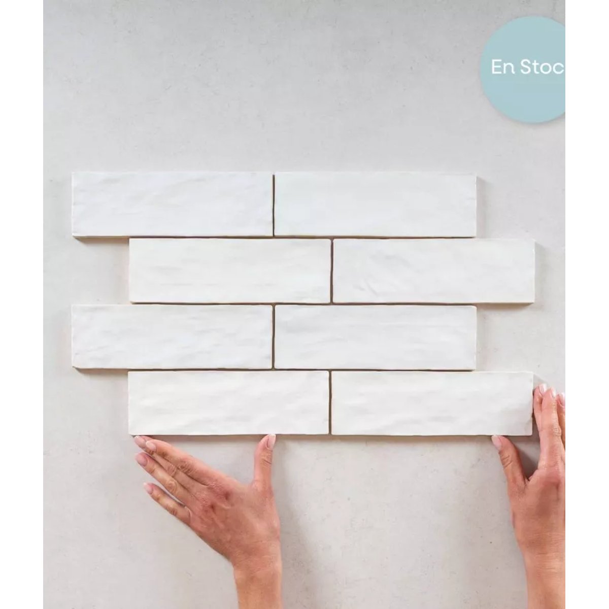 Carrelage Zellige Blanc LA RIVIERA Blanc
