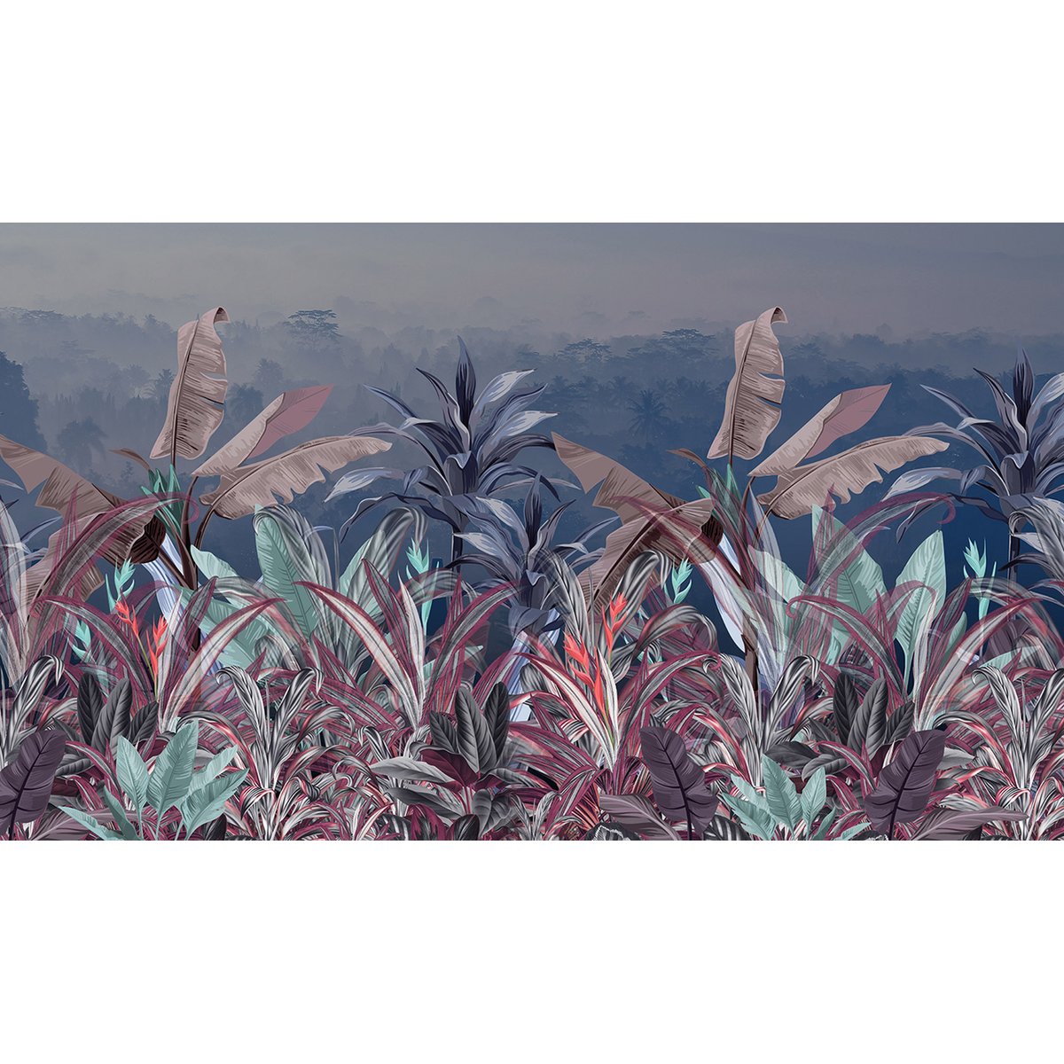 Papier peint panoramique - Forêt Tropicale