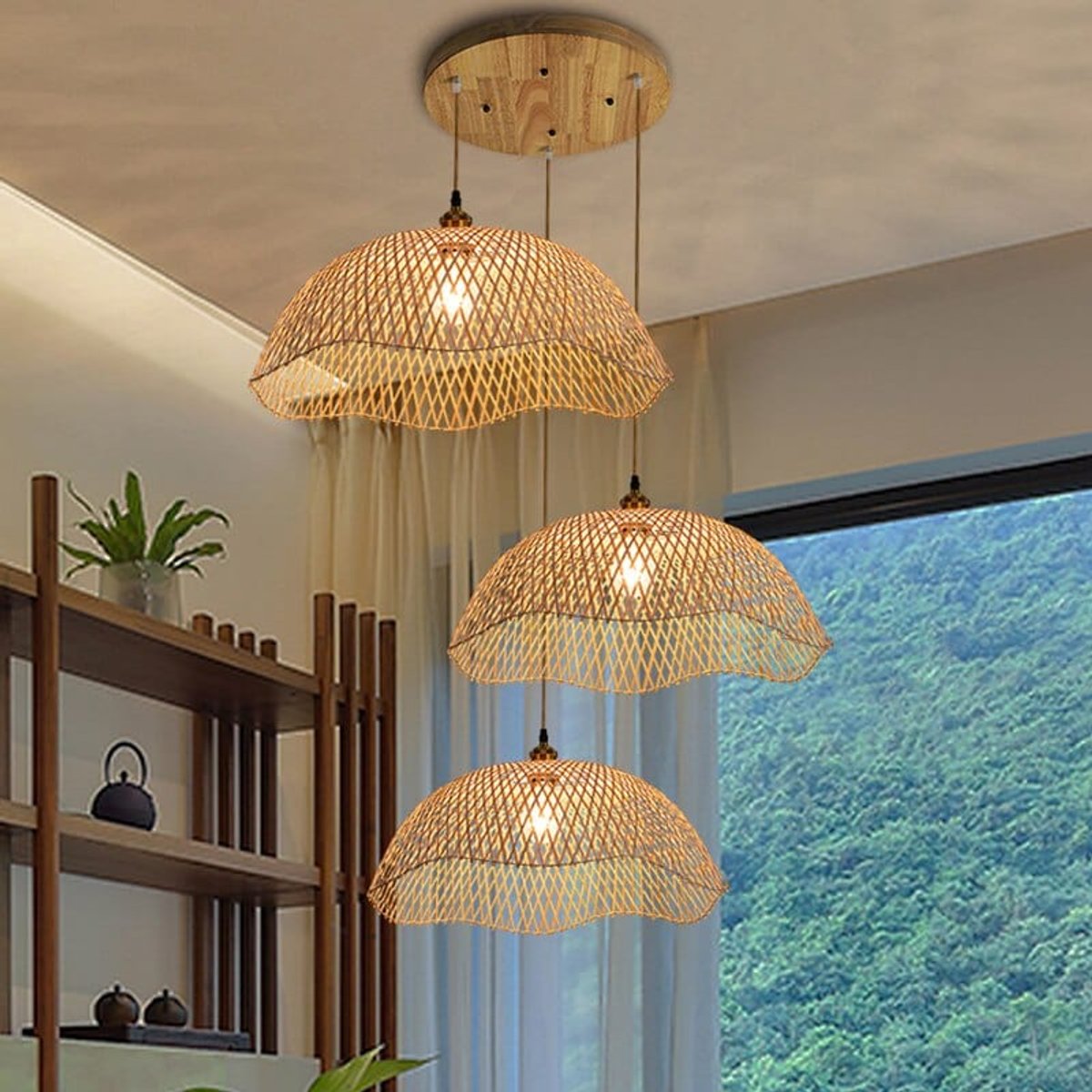 Suspension Filaire Bambou