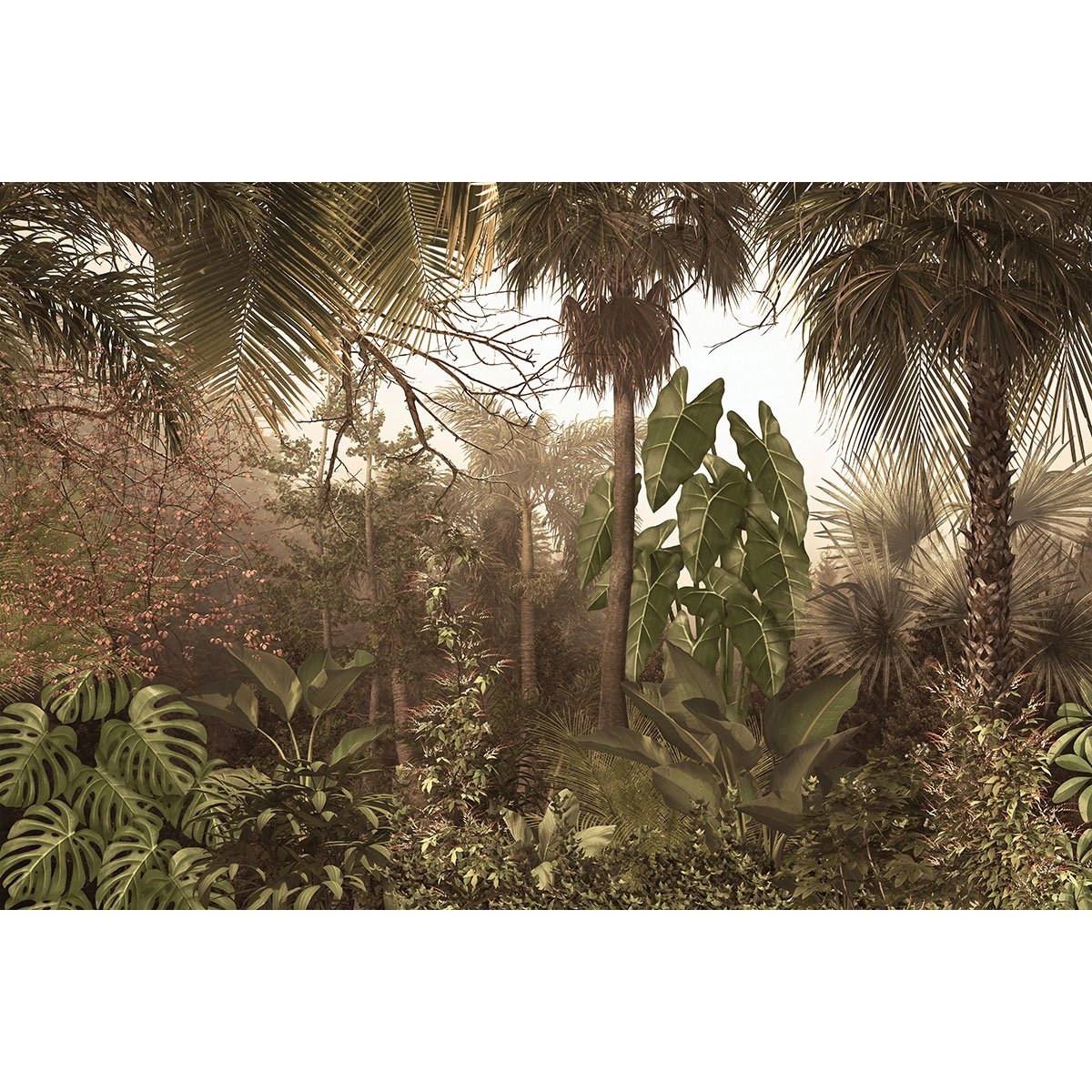 Papier peint panoramique - Forêt tropicale