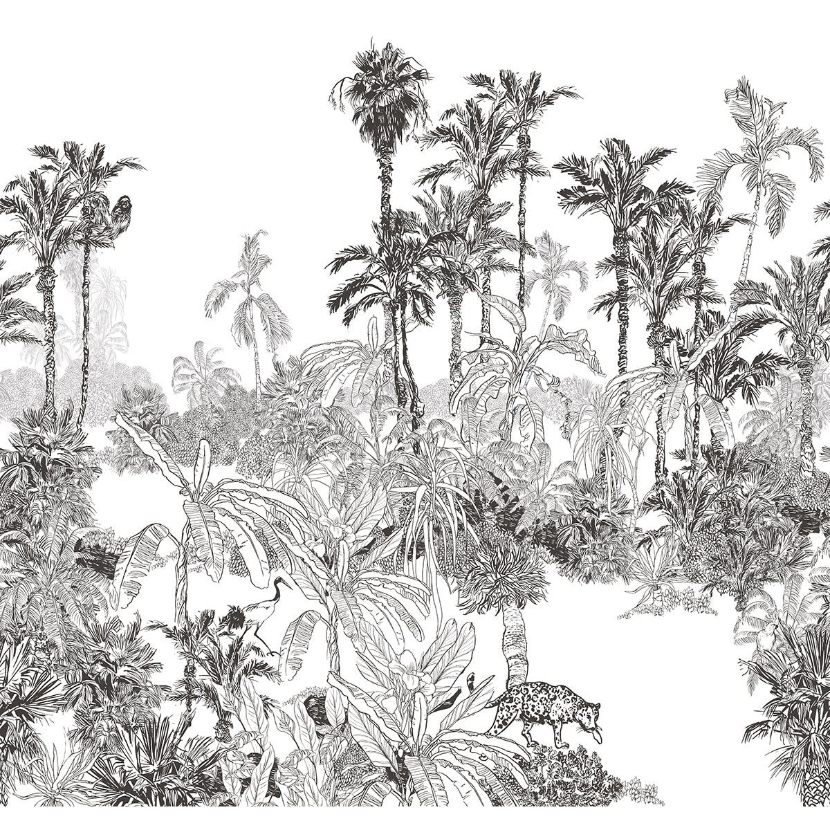 Papier peint panoramique - Forêt tropicale