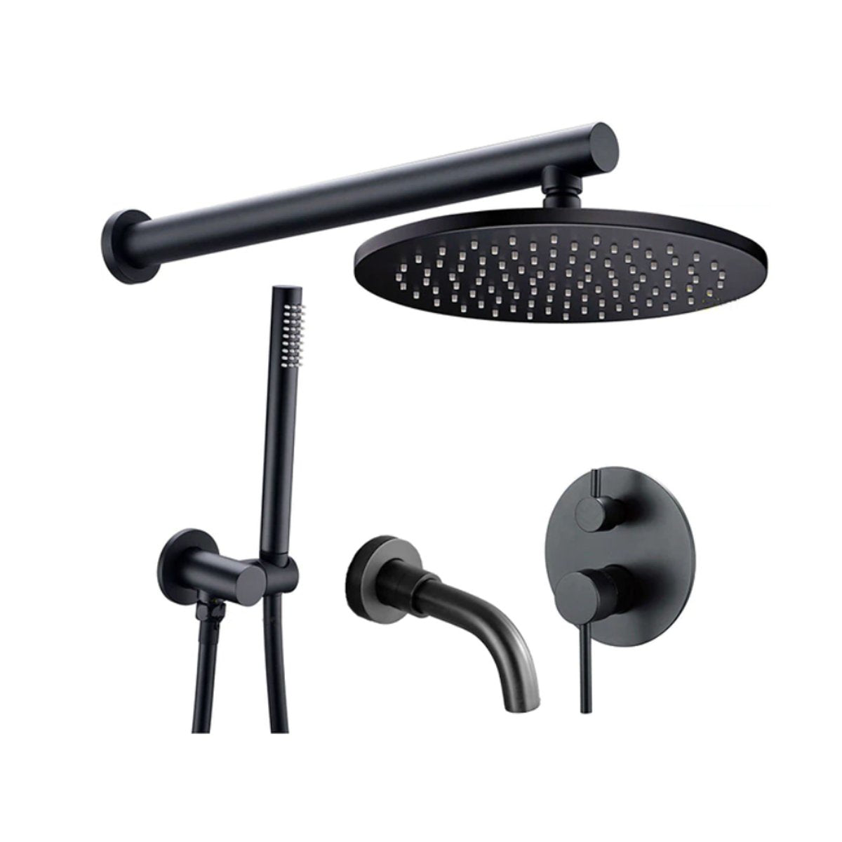 Ensemble de bain noir mat