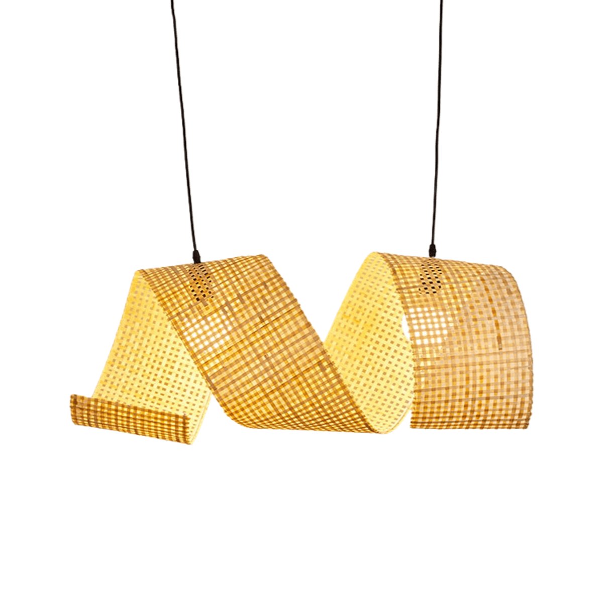 Suspension Bambou Grande Taille