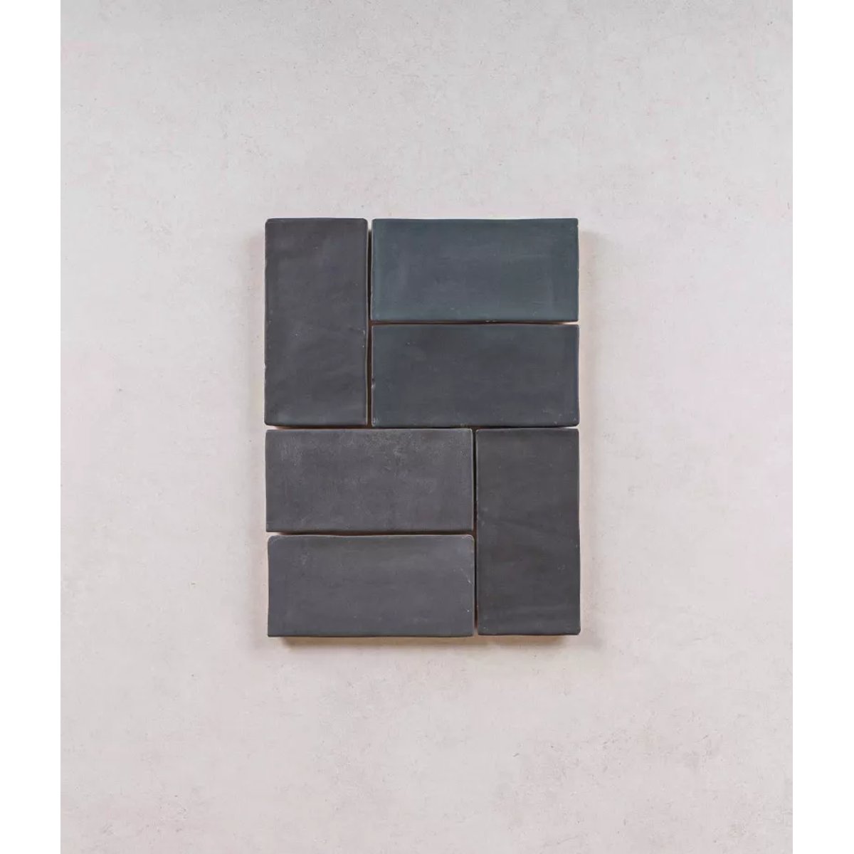 Carrelage Zellige Gris Foncé FEZ Mat Graphite