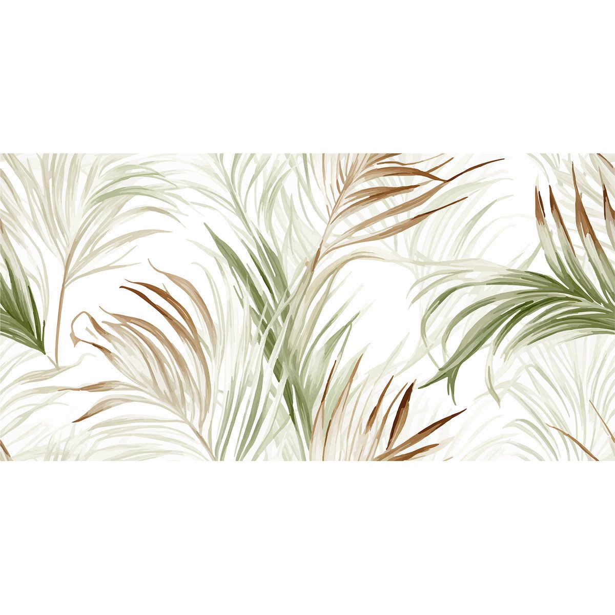 Papier peint panoramique - Feuilles
