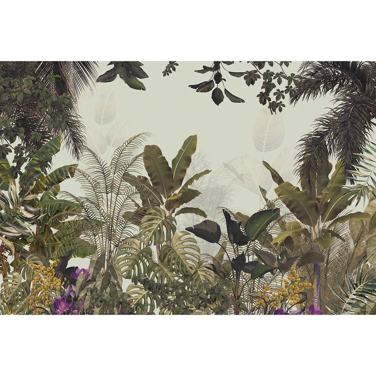 Papier peint panoramique - Forêt tropicale