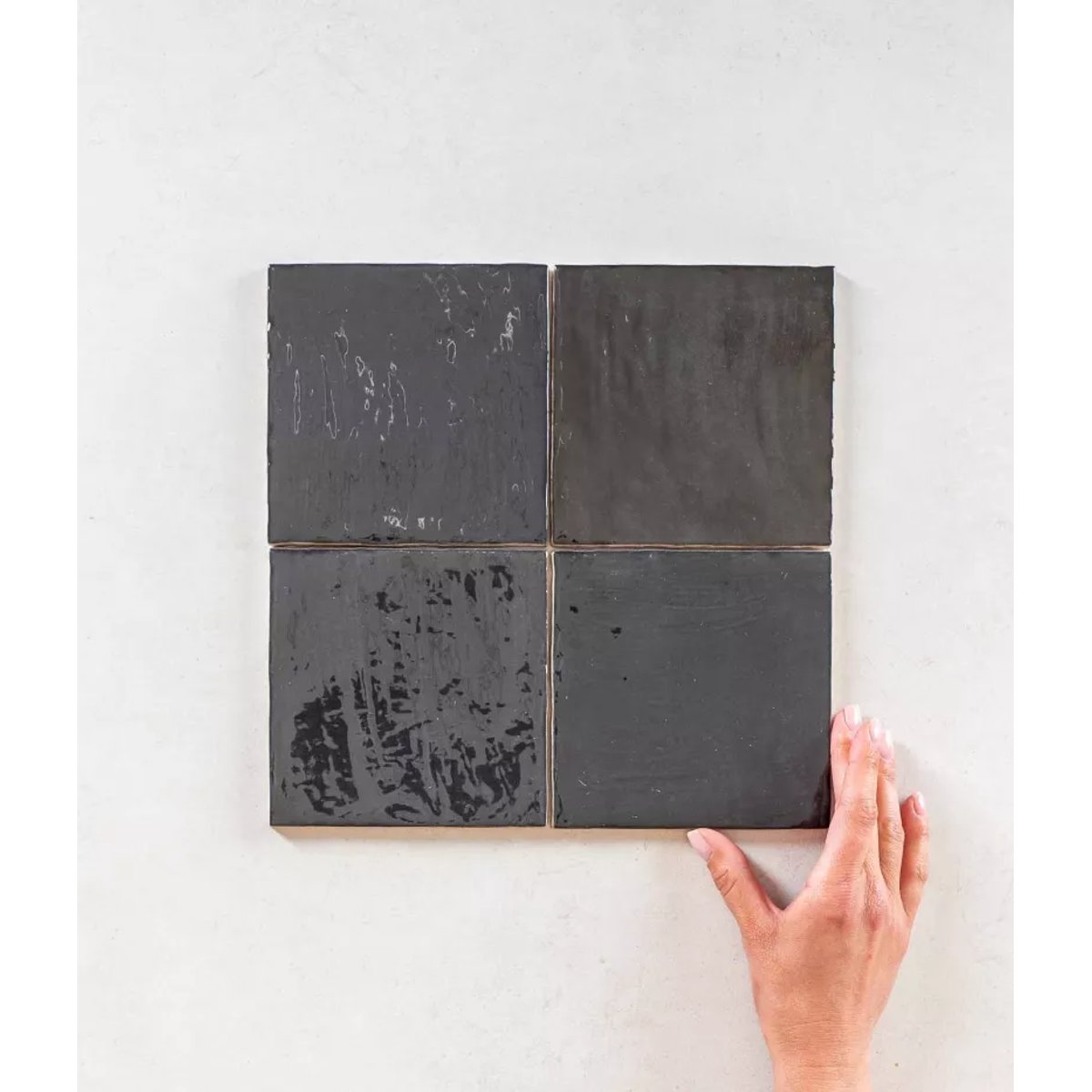Carrelage Zellige Noir LA RIVIERA Tourmaline