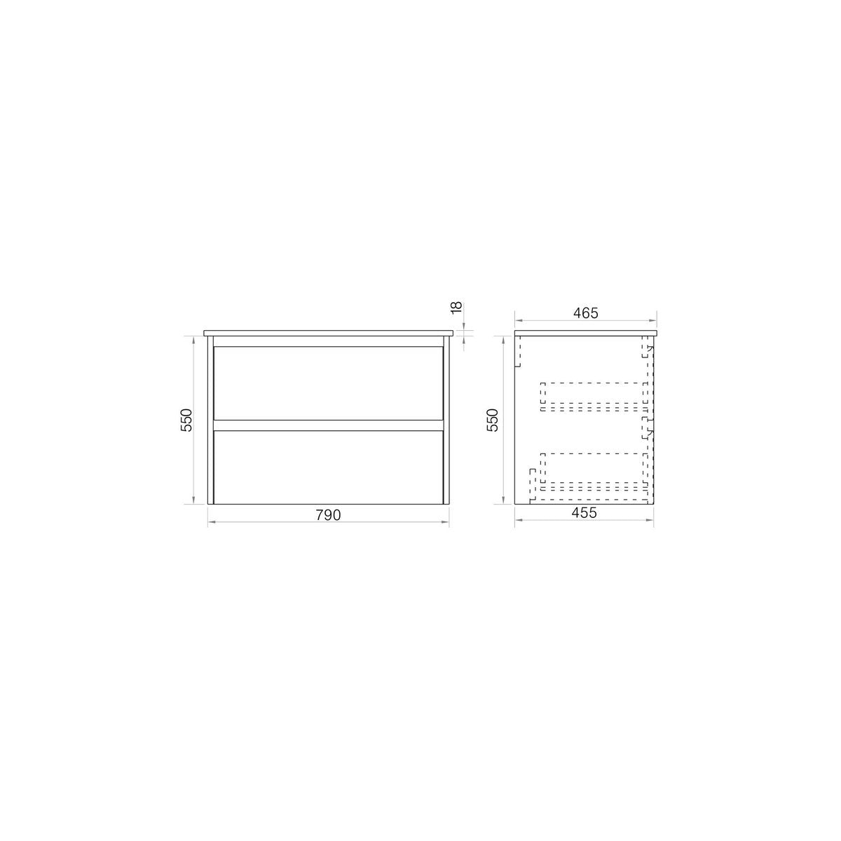 Miroir salle de bain LED avec cadre blanc