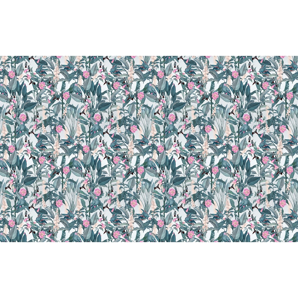 Papier peint panoramique - Motif Fleurs