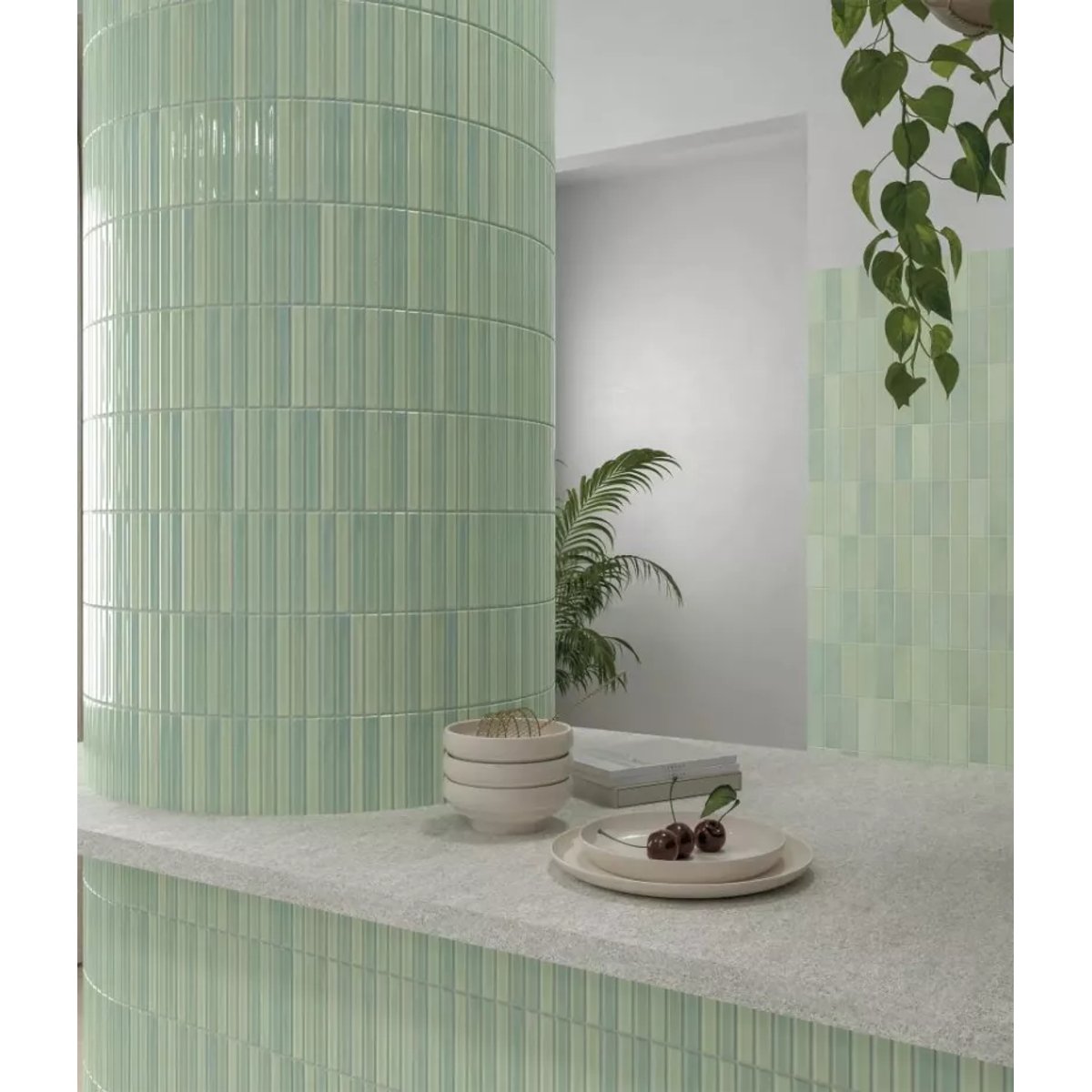 Carrelage Zellige Vert d'eau COLOUR NOTE Kiwi