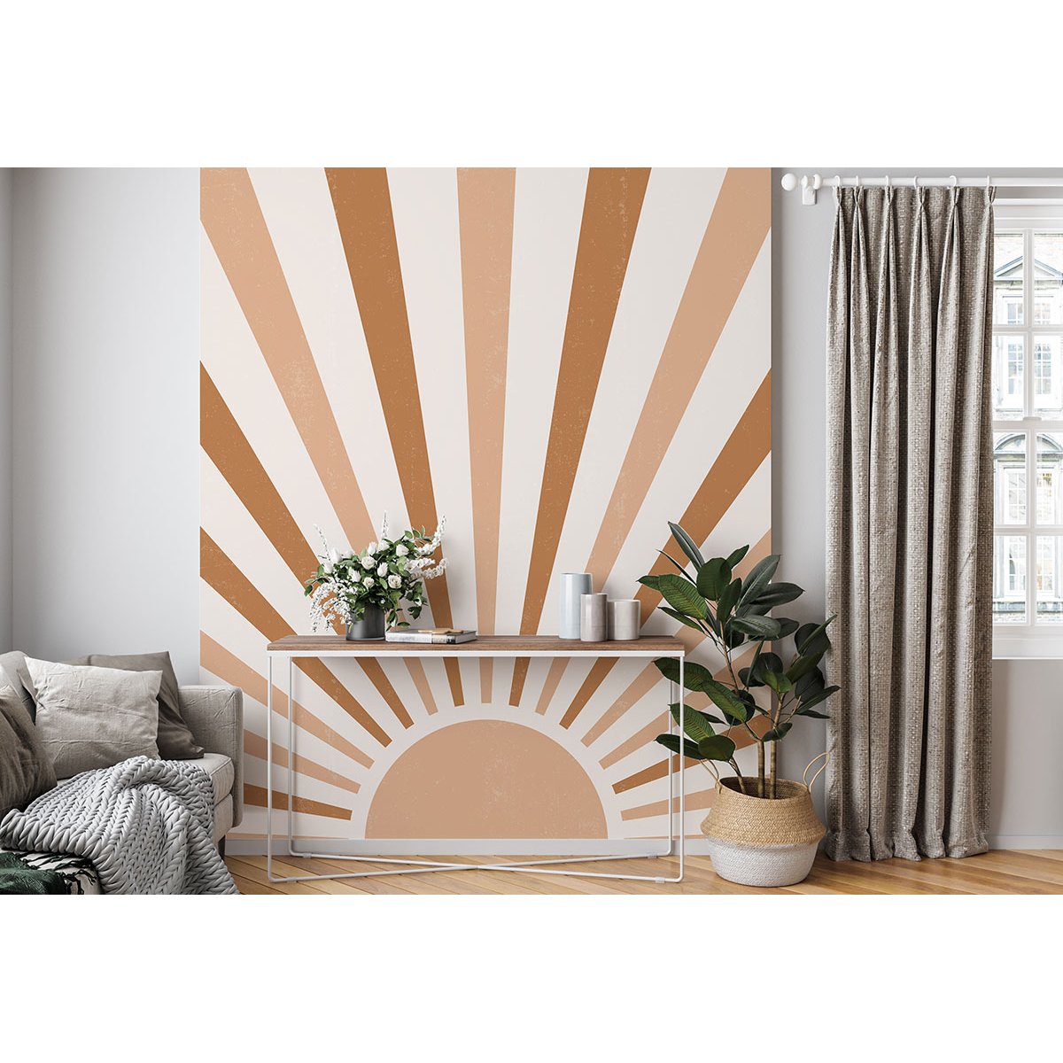 Papier peint panoramique - Rayons de Soleil Boho