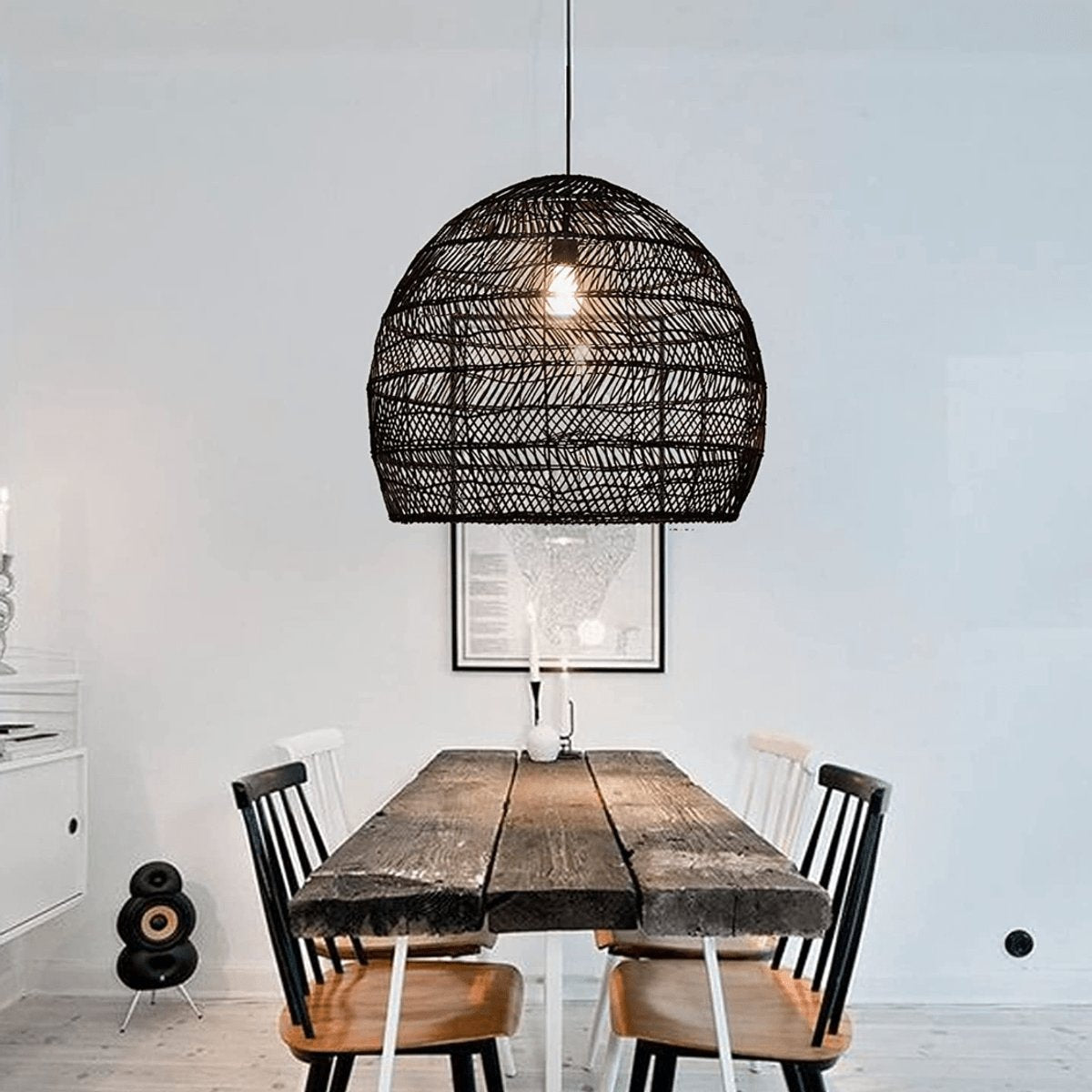 Suspension Bambou Noir