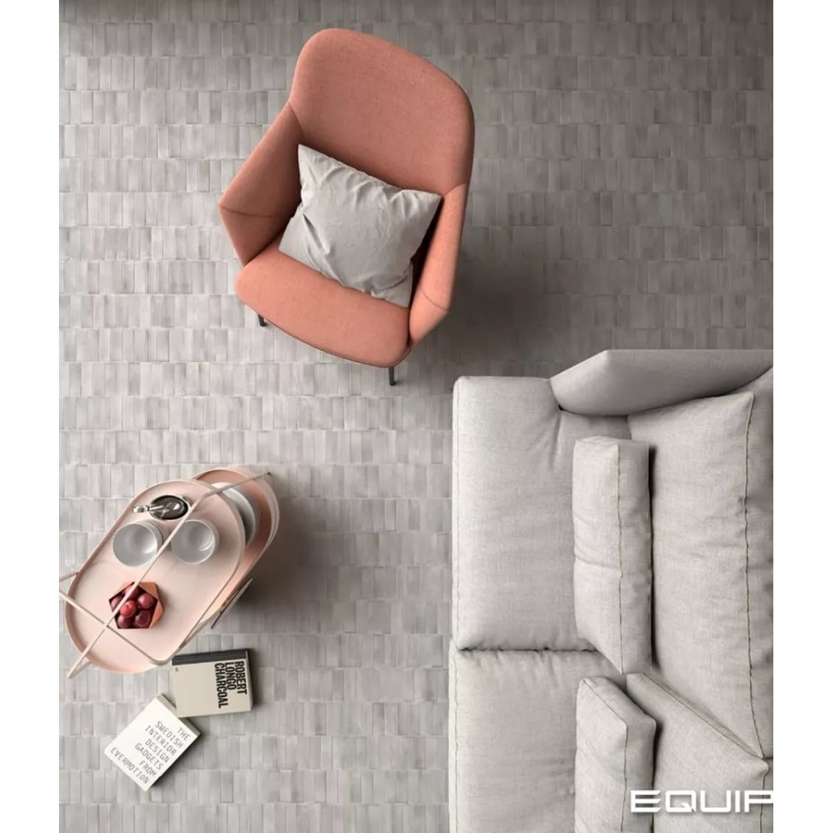 Carrelage Zellige Gris COLO Matt Amber Grey