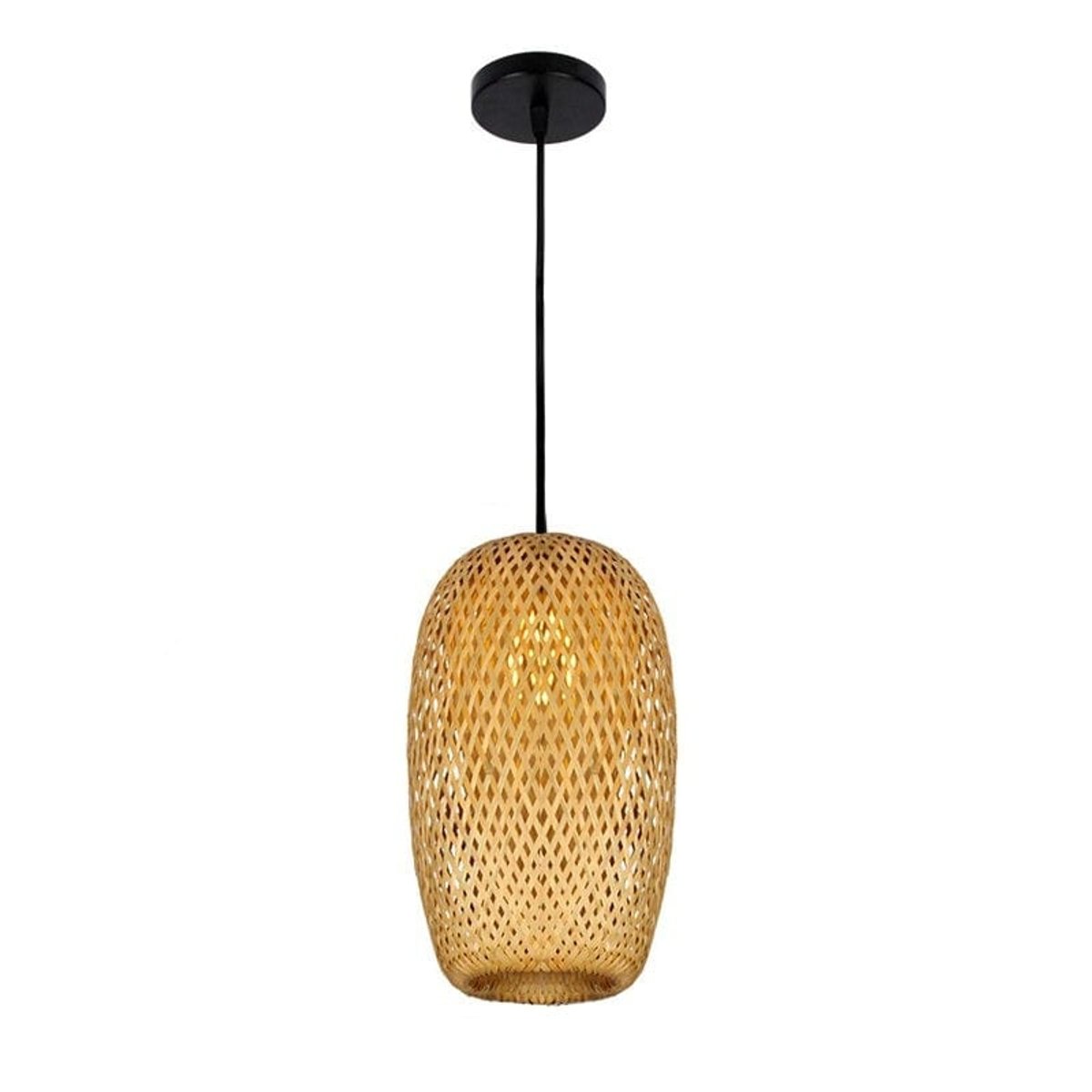 Suspension Lampe Bambou