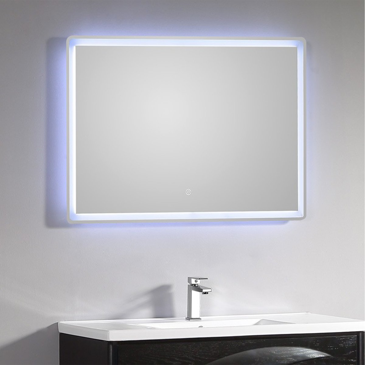 Miroir mural LED pour salle de bain