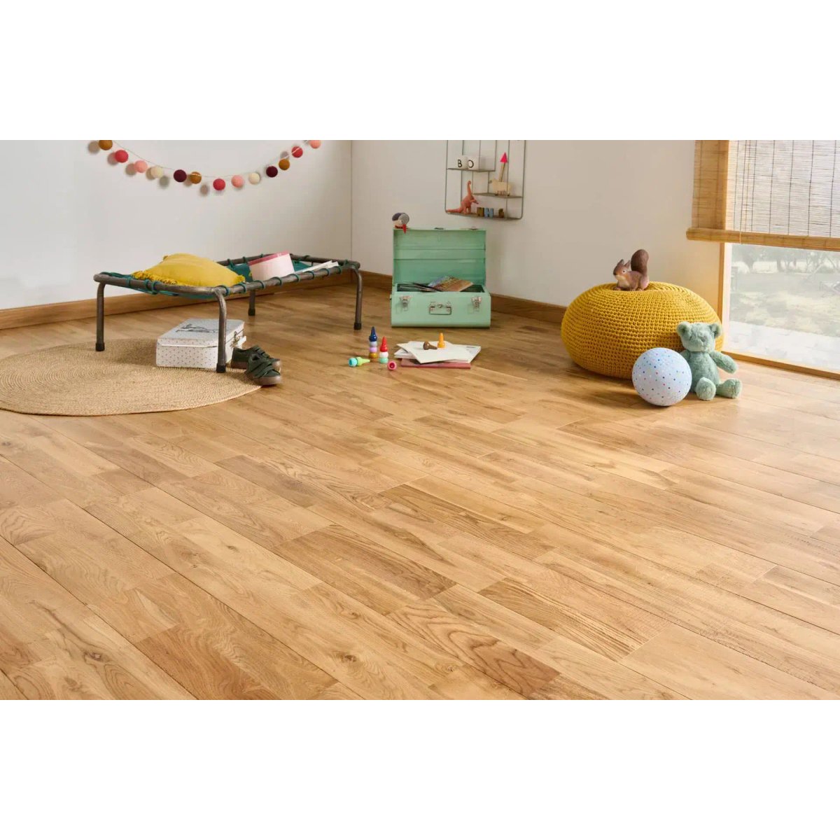 Parquet chêne massif - Larg. 18 cm