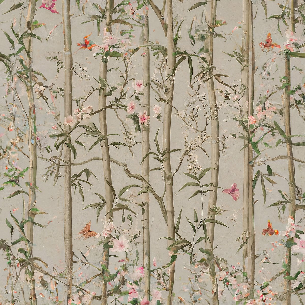 Papier peint panoramique - Fleurs