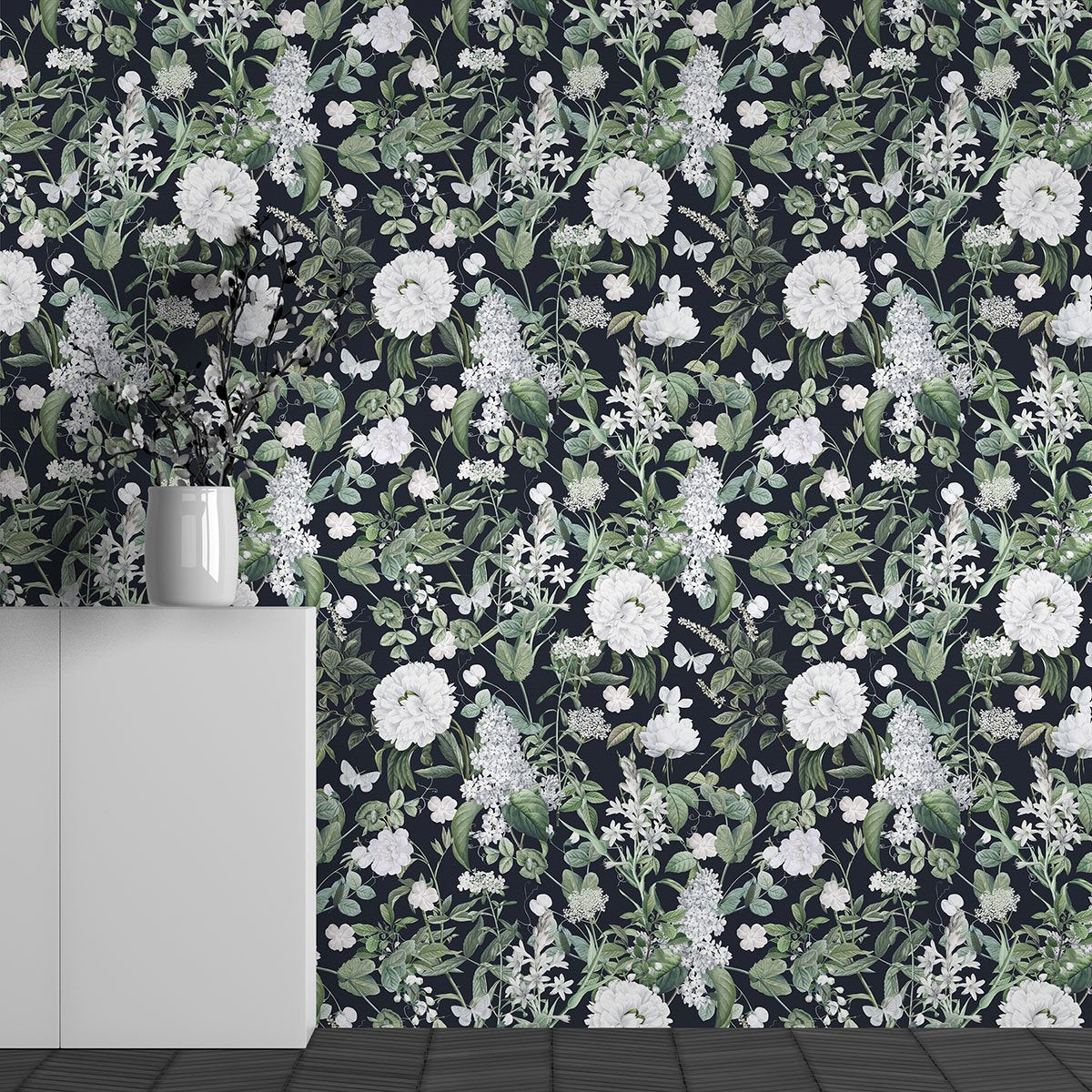 Papier peint panoramique - Motif Fleurs