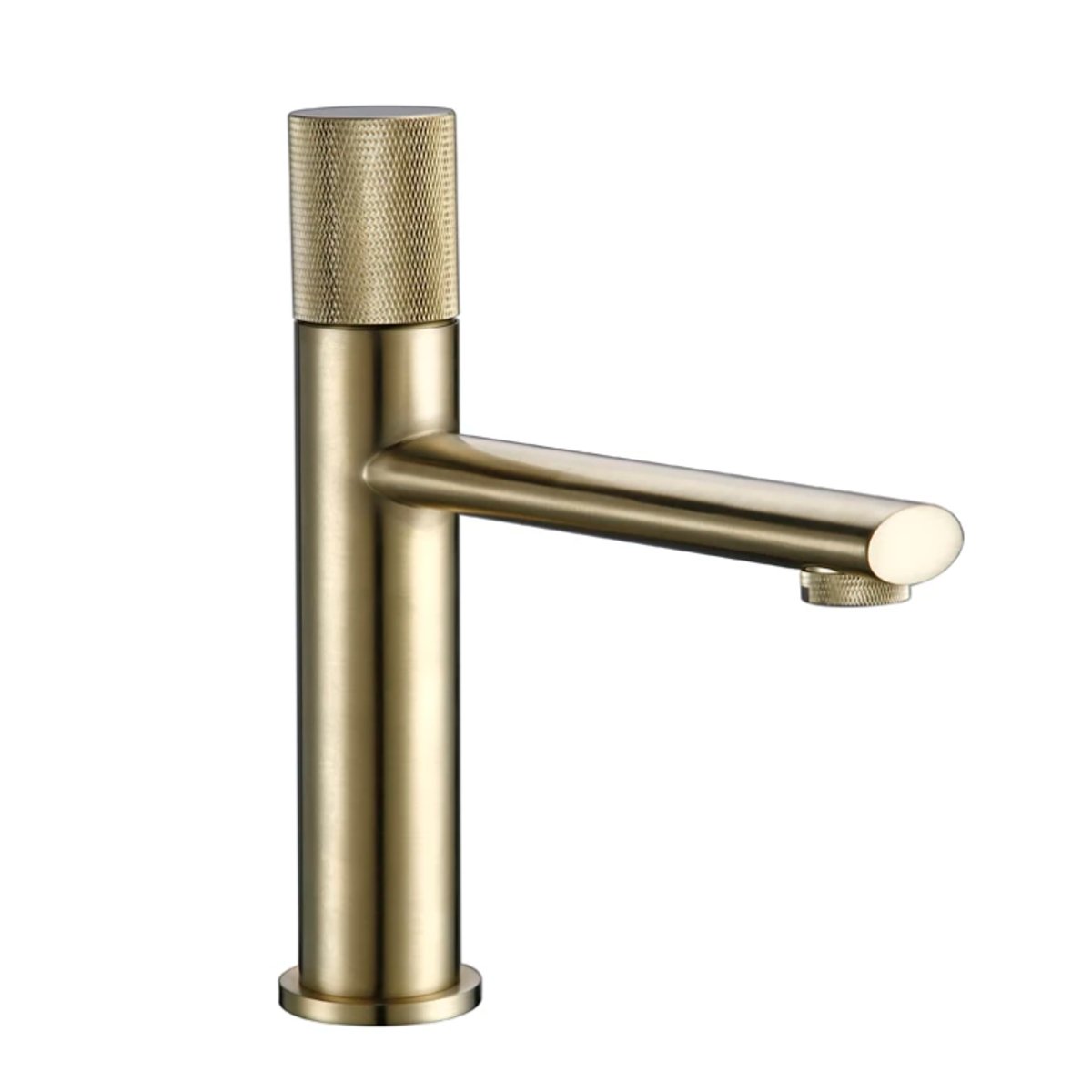 Mitigeur de salle de bain or brossé