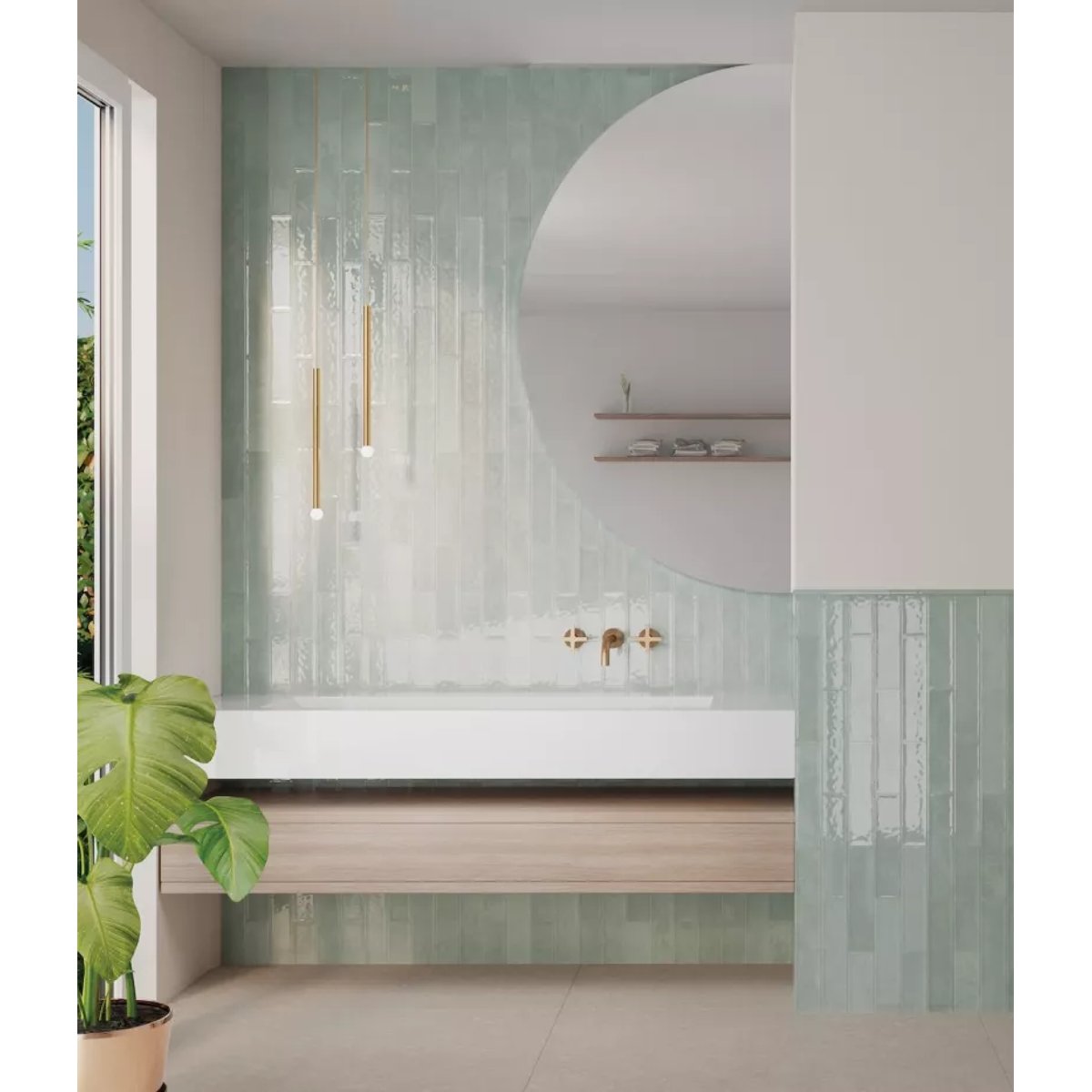 Carrelage Zellige Bleu Clair NARA Glass Gloss