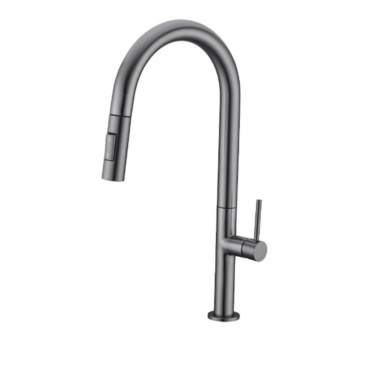 Mitigeur avec douchette gris brossé