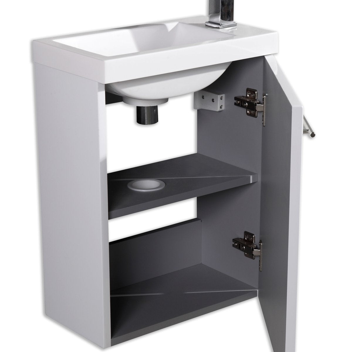 Siphon de lavabo réglable pour salle de bain