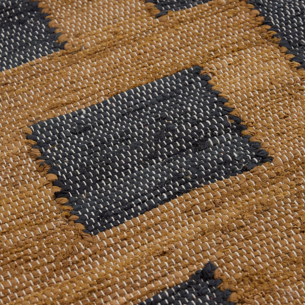 Tapis de sol IMANOL bronze et noir
