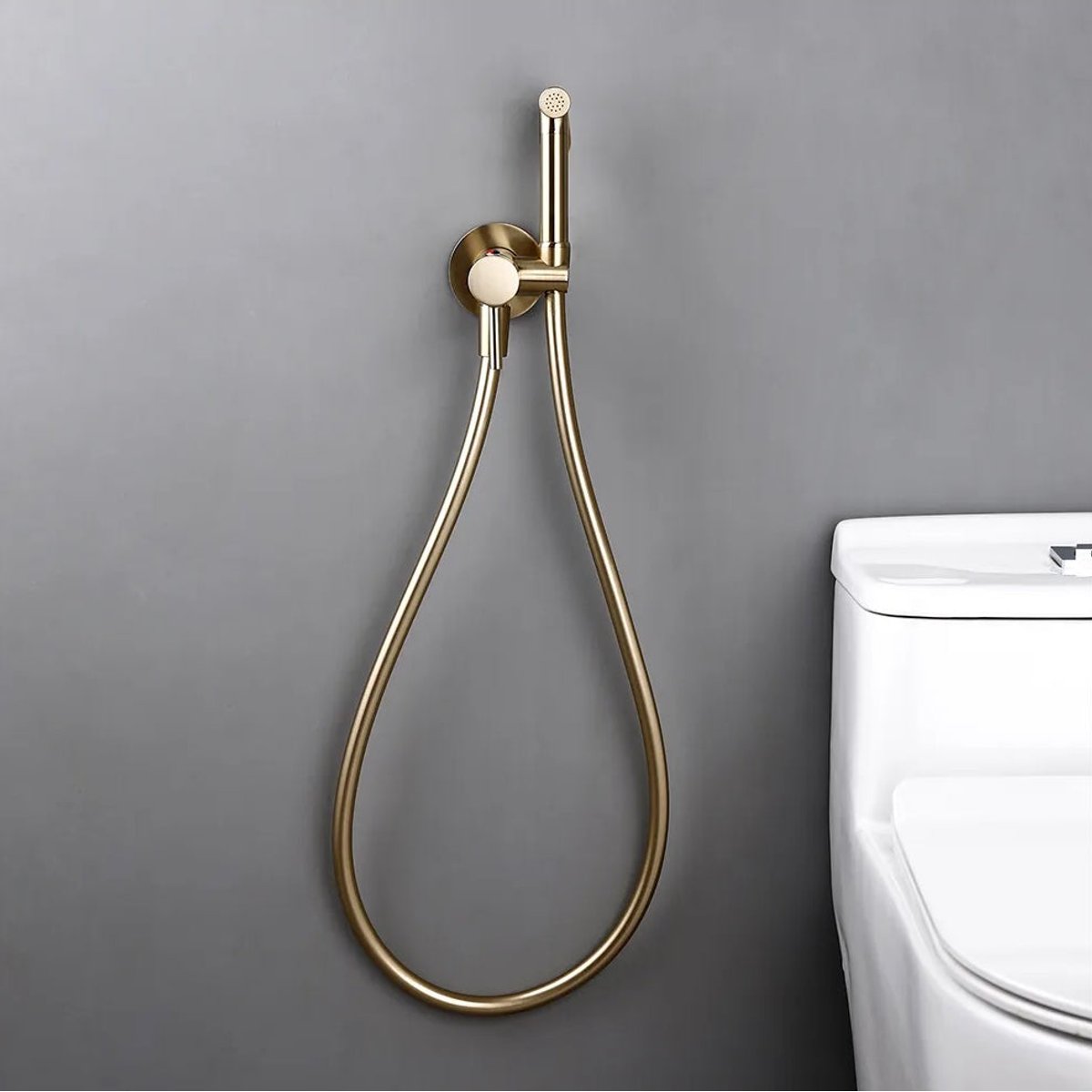 Douchette WC or brossé