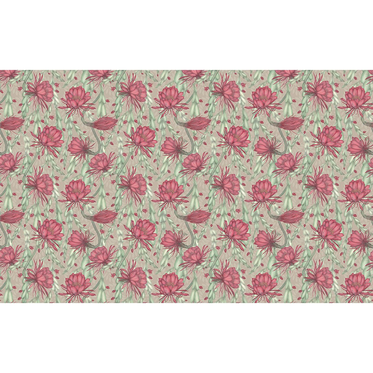 Papier peint panoramique - Motif Fleurs