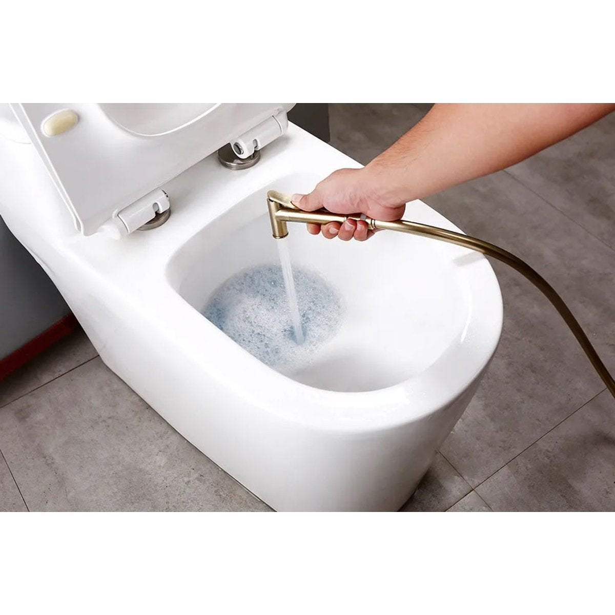 Douchette WC or brossé