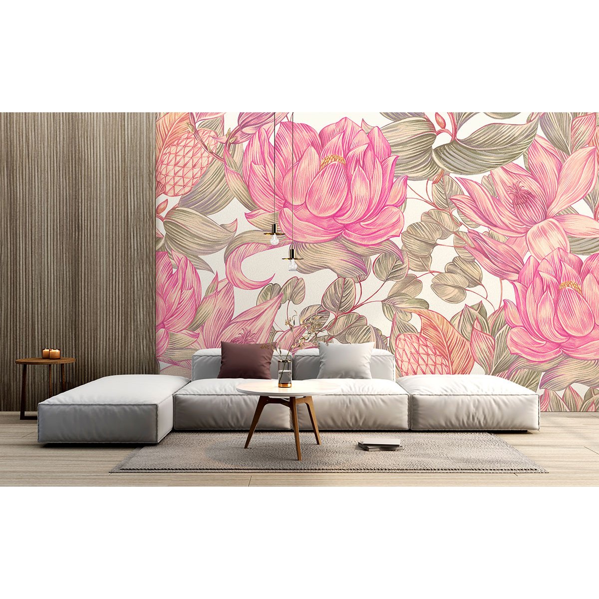 Papier peint panoramique - Fleurs