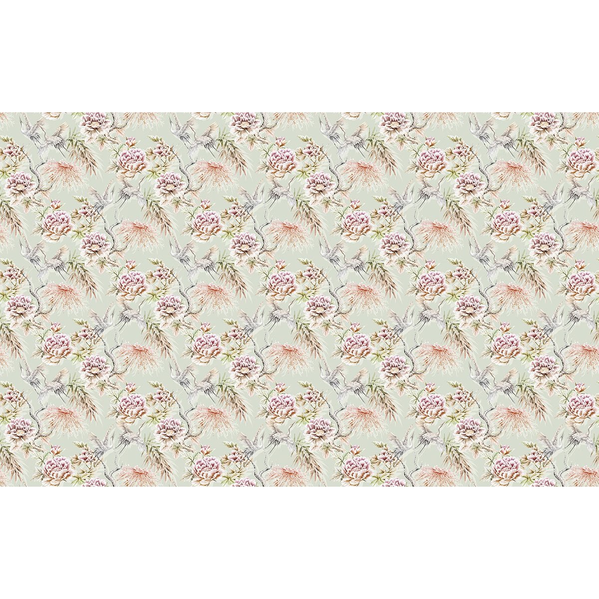 Papier peint panoramique - Motif Fleurs