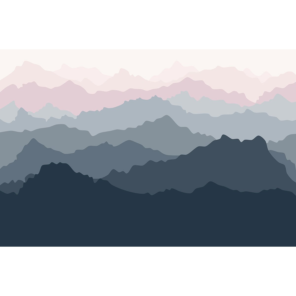 Papier peint panoramique - Paysage Abstrait