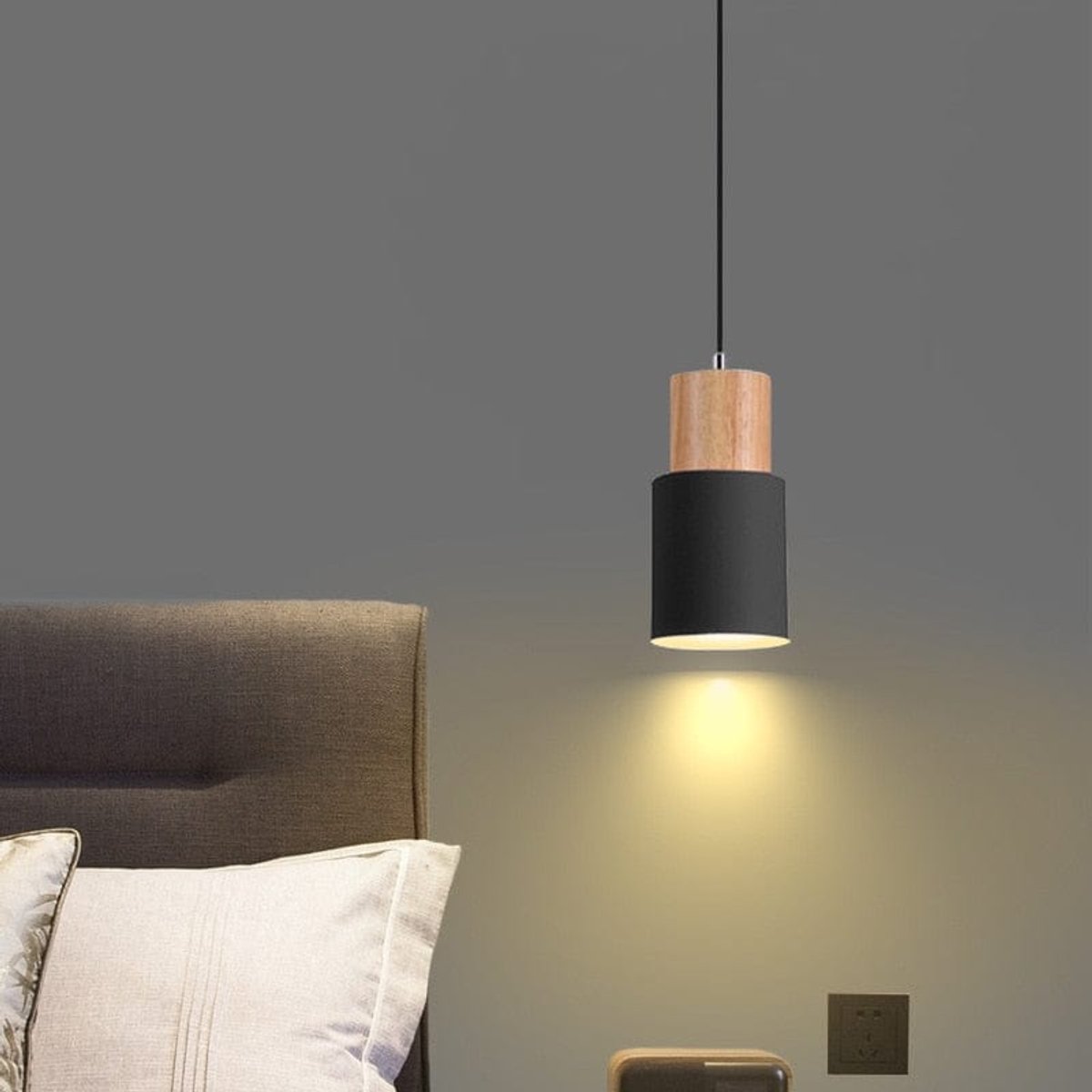 Suspension Bois et Métal