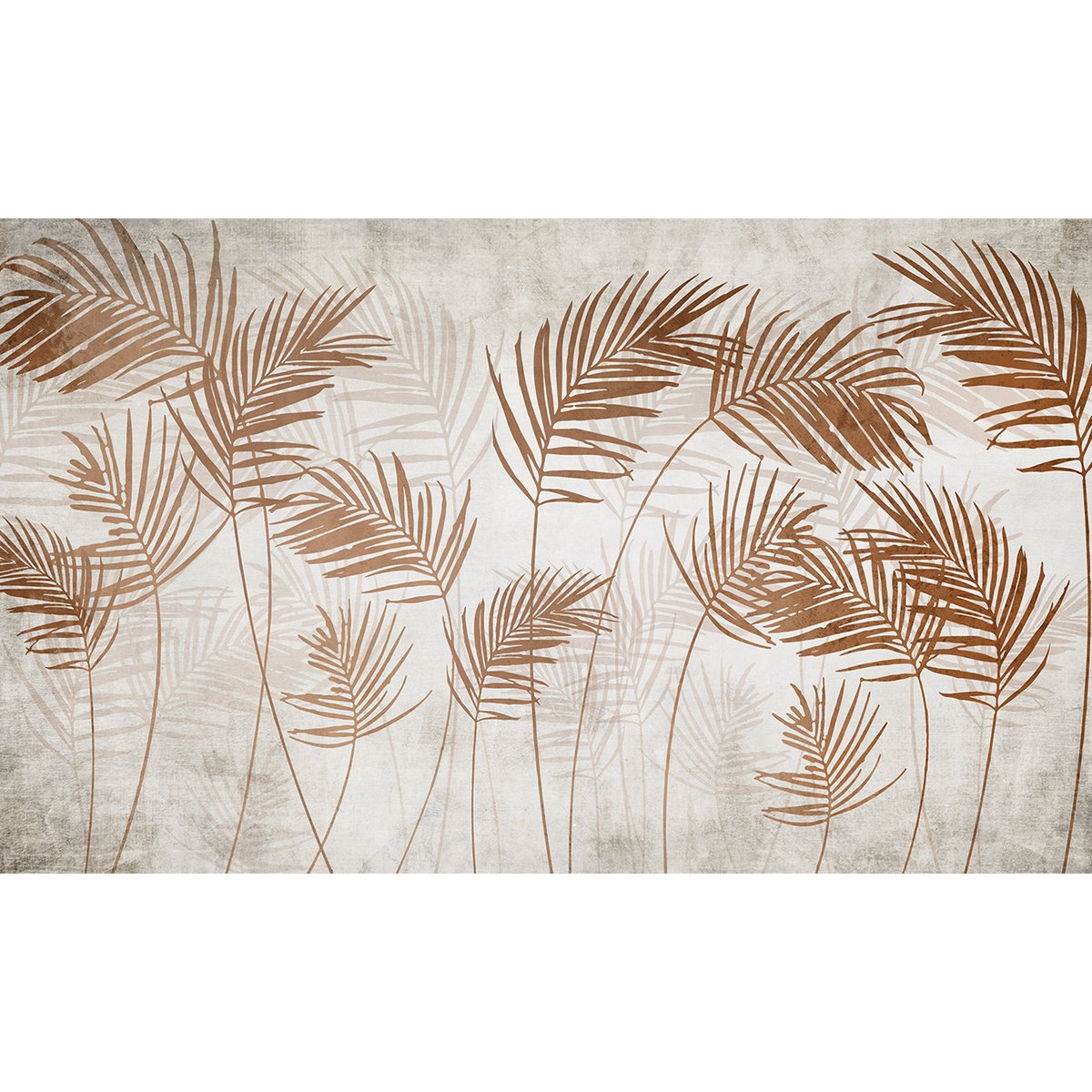 Papier peint panoramique - Feuilles Tropicales