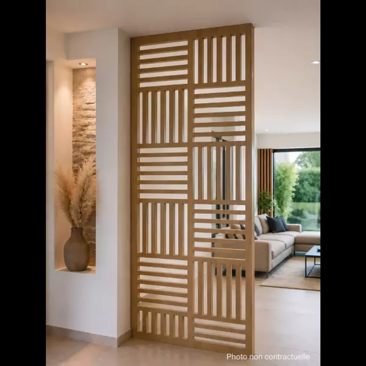 Séparatif d'intérieur en bois Carré