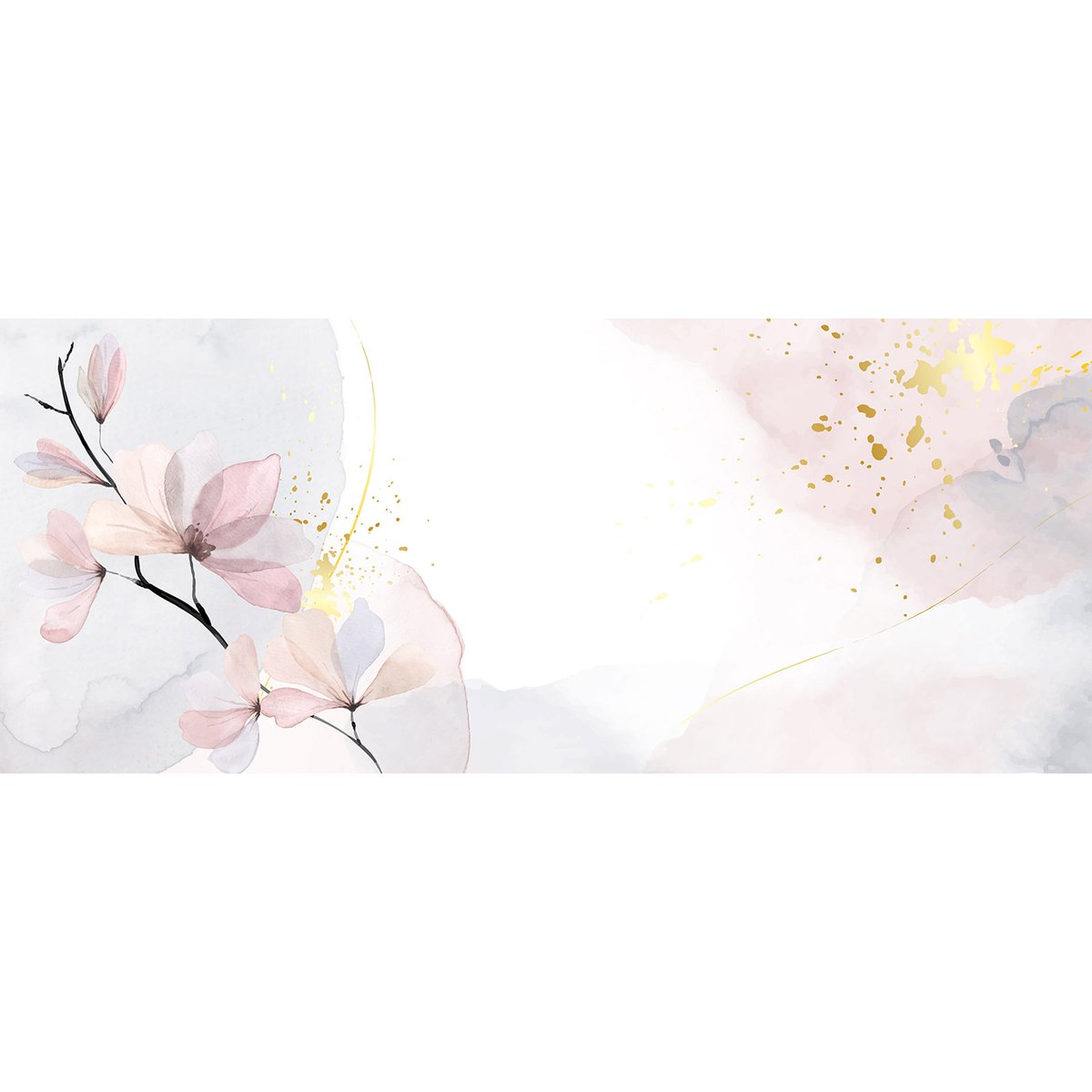 Papier peint panoramique - Fleurs