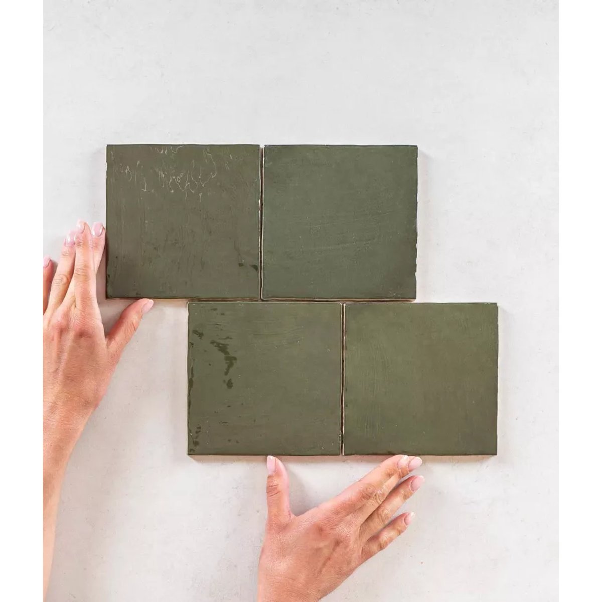 Carrelage Zellige Vert LA RIVIERA Botanical Green